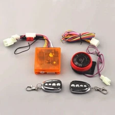 Motorcycle Bike Security Alarm System Immobiliser Remote Control Engine Start #2