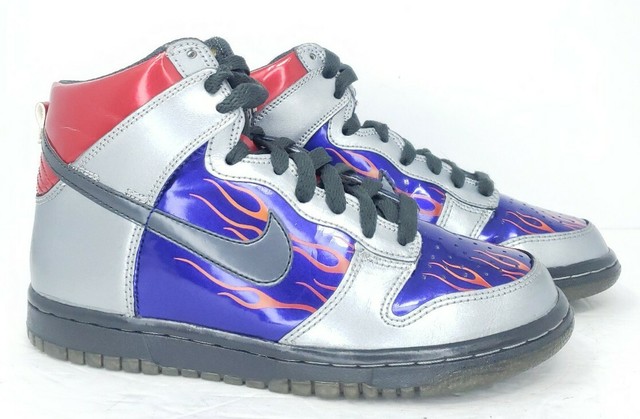 Nike Youth Sz 4 Dunk High Shoes 2009 GS Transformers Optimus Prime308319-001 for sale online | eBay