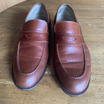 Johnston Murphy Chilli Tan Penny Loafers Mens 9.5 M | eBay display picture 2
