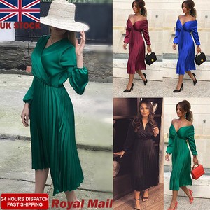 elegant midi evening dresses uk