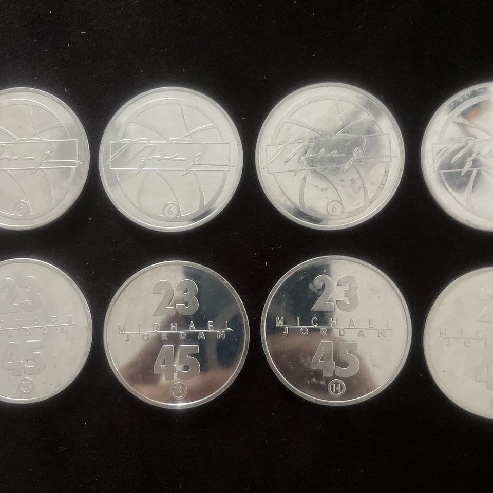 Brand New (10) Michael Jordan Pog Metal Slammers Street Kaps Milk Caps Pogs - Image 3 of 4