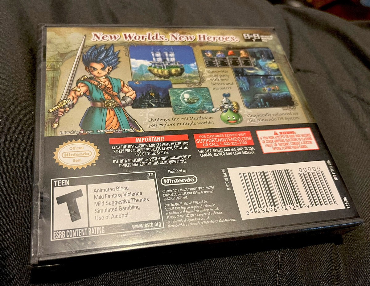 Dragon Quest VI: Realms of Revelation (Nintendo DS, 2011) for sale