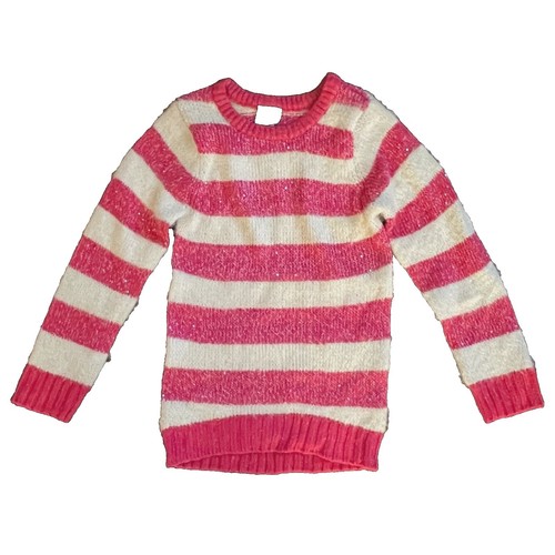 Vintage 80s Girl's Acrylic Cheerleader Sweater Size S USA