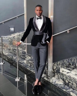 next black velvet blazer