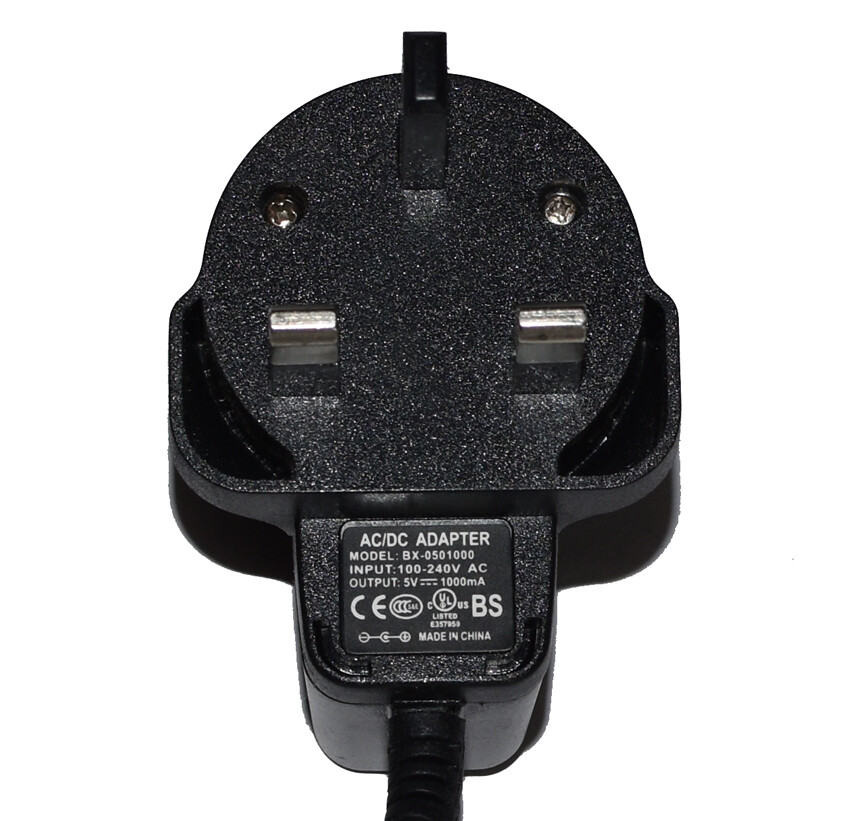 AC/DC ADAPTOR Charger For BX-0501000 Power Supply 5V 1000mA 3.5*1.35MM ...