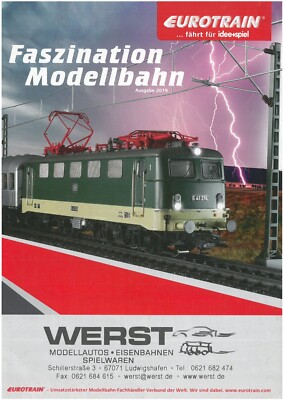 EUROTRAIN Prospekt 2019, Katalog  m.Märklin, Roco, Wiking, Faller u.a. neuwertig