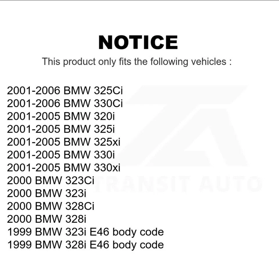 Комплект звеньев стабилизатора задней подвески для BMW 325i 325Ci 330Ci 330i 1999-2006 годов выпуска - Изображение 2 из 2
