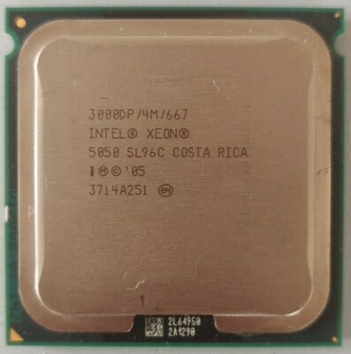 Intel Xeon Prozessor 5050 SL96C 3000DP 4M 667 Socket 771 Dual CPU