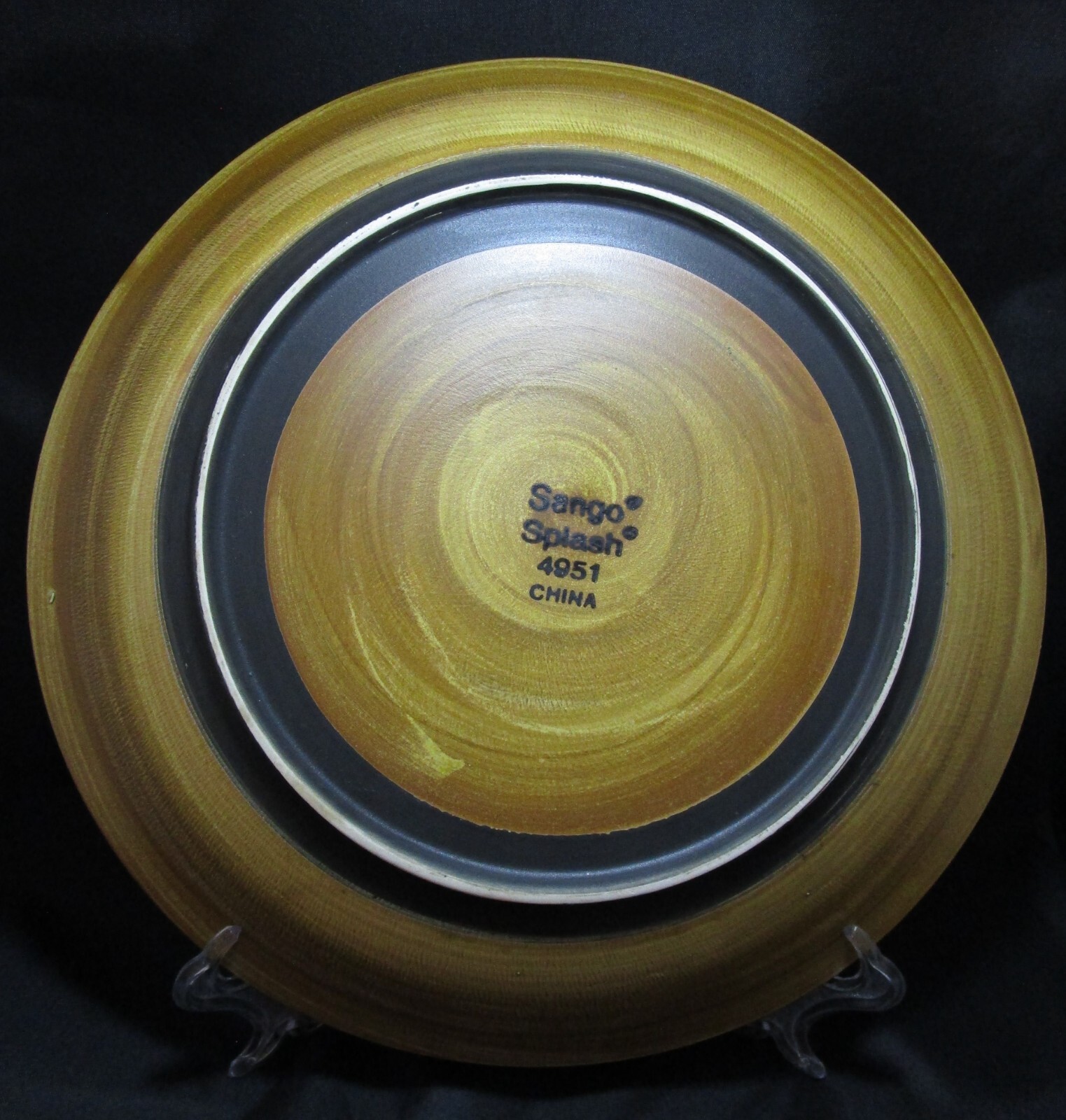 Splash by Sango Brown Drip Glaze Dinner Plate eBay