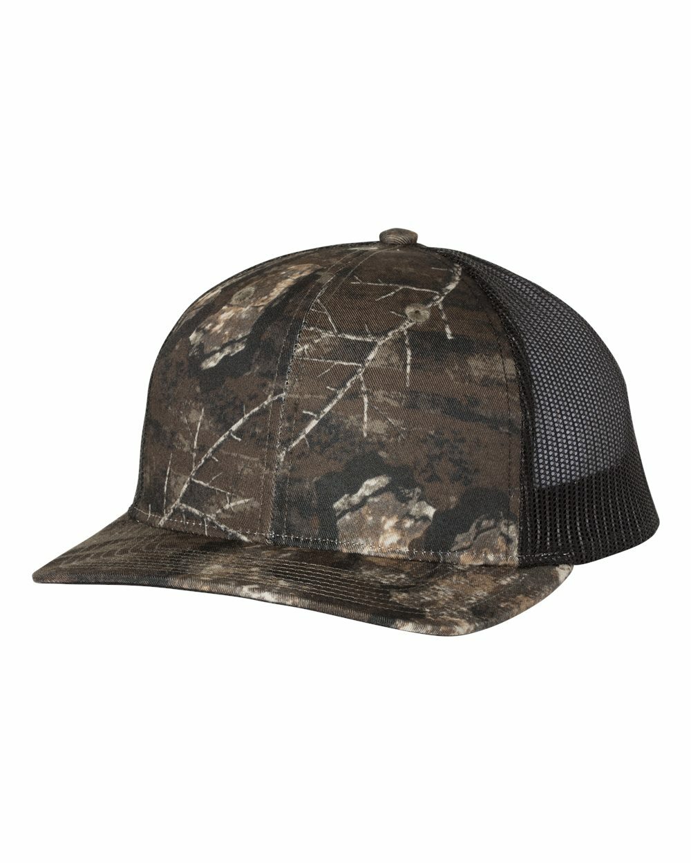 Richardson Camo Patterned Trucker Ball Cap Meshback Hat Snapback Cap 112P NEW