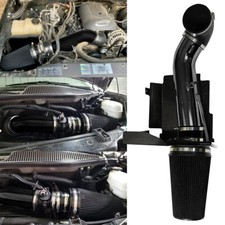 4 Inch Cold Air Intake Kit Heat Shield For 99-06 Gmcchevy V8 4.8l5.3l Black