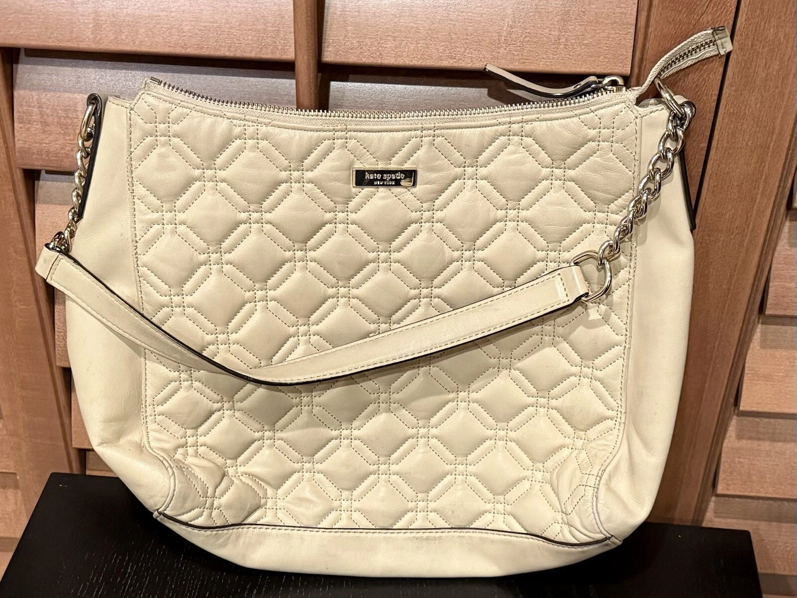 Kate Spade Vintage Quilted Handbag Used Good Condition