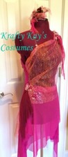 Custom Costume Dance or Pageant Pink Contemporary Lyrical Costume Small Adult