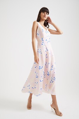 twist front a line dress Front Twist Dress in Black Black / XL main image 0