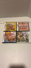 Lot of 4 Nintendo 3-DS + 1-3DS Game CASES 3 Have Manuals NO GAMES!