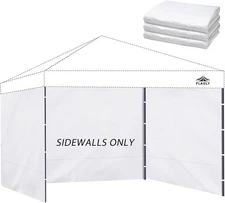 Instant Canopy Sidewalls 10x10’ Pop Up Tent 300D Waterproof Material 3Pc