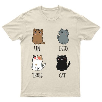 Süß Cartoon Katze Tiere Katze Herren T-Shirt Damen Grafik Tee Geschenk