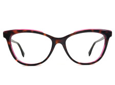 Fendi Eyeglasses Frames FF0255 086 Pink Tortoise Cat Eye Full Rim 53-16-140