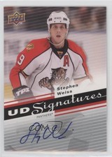 2007-08 Upper Deck UD Signatures Stephen Weiss #UDS-UDS-SW Auto 2o7