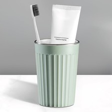 Toothbrush Holder for Bathroom- Unbreakable Stainl Steel Bathroom Cup,