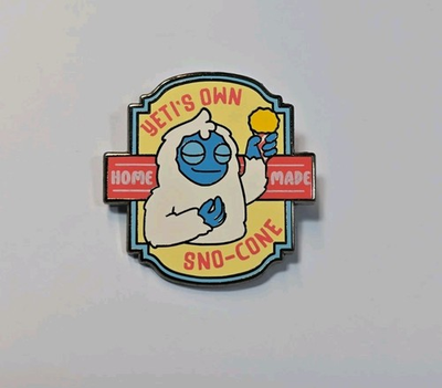 #ad Yeti#x27;s Own Home Made Sno Cone Lapel Pin Eureka Missouri Shaved Ice $9.00