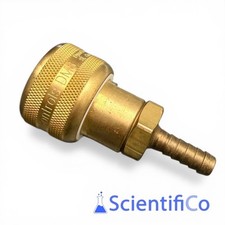 Foster 5 Series Brass Quick Coupler 1/2 Body 3/8 Hose Barb Air Water Fittings