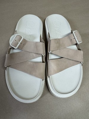 Chaco Women Townes Slide Sandals Shoes Tan/ Beige Size US 12 EU 43