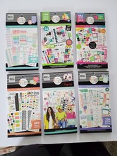 HUGE LOT NEW The Happy Planner Me My Big Ideas Sticker Sheets Books 6 D4
