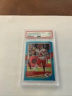 2020 Panini Donruss Patrick Mahomes II Aqua /299 PSA 9  Graded
