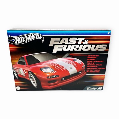 Hot Wheels Fast & Furious 10er Pack SET 1968 Dodge Charger, Mazda RX8, NEU OVP