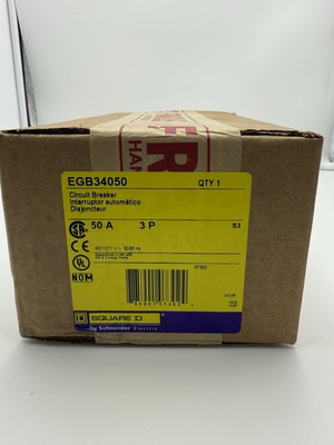 #ad NEW Square D EGB34050 50Amp 35ka 480Y 277 VAC 3 Pole Bolt On Free Shipping $249.99