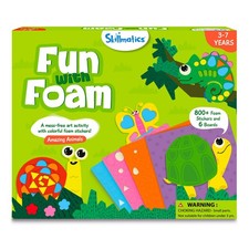 Foam Sticker Art Activity - Animals, Easter Basket Stuffers, Mess-Free Fun fo...