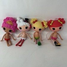 Lalaloopsy Lot of 4 Full Size NUDE Dolls Winter Snowflake Ember Flicker Flame