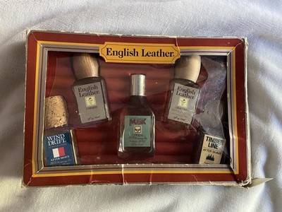 香水(男性用) Vintage English Leather WIND DRIFT Set Vintage English Leather Gift Set 5 FULL Bottles Wind Drift Musk