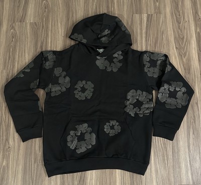 Denim Tears Cotton Wreath Hoodie Monochrome Large