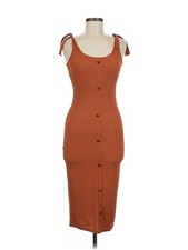 PrettyLittleThing Women Brown Casual Dress 6
