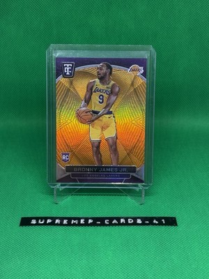 2024-25 PANINI TOTALLY CERTIFIED BRONNY JAMES JR #150 ORANGE Serial 57/75 LAKERS