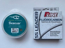 Seaguar Fluorocarbon 30 lbx100 Yds  P-Line Fluoro 30 lbx100 Yds  a lot of 2 