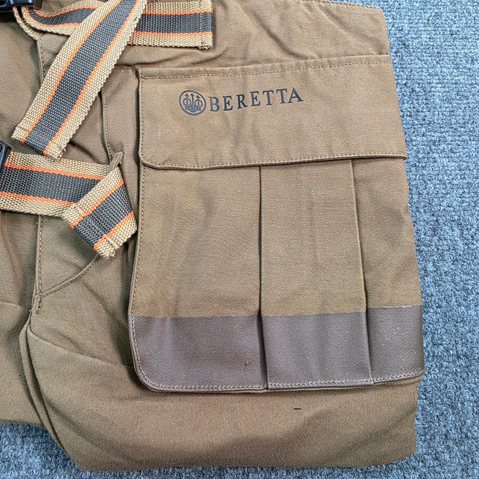 Beretta Covey Strap Vest Hunting Brown II Shooting Skeet Trap Clay New - Image 4 of 4