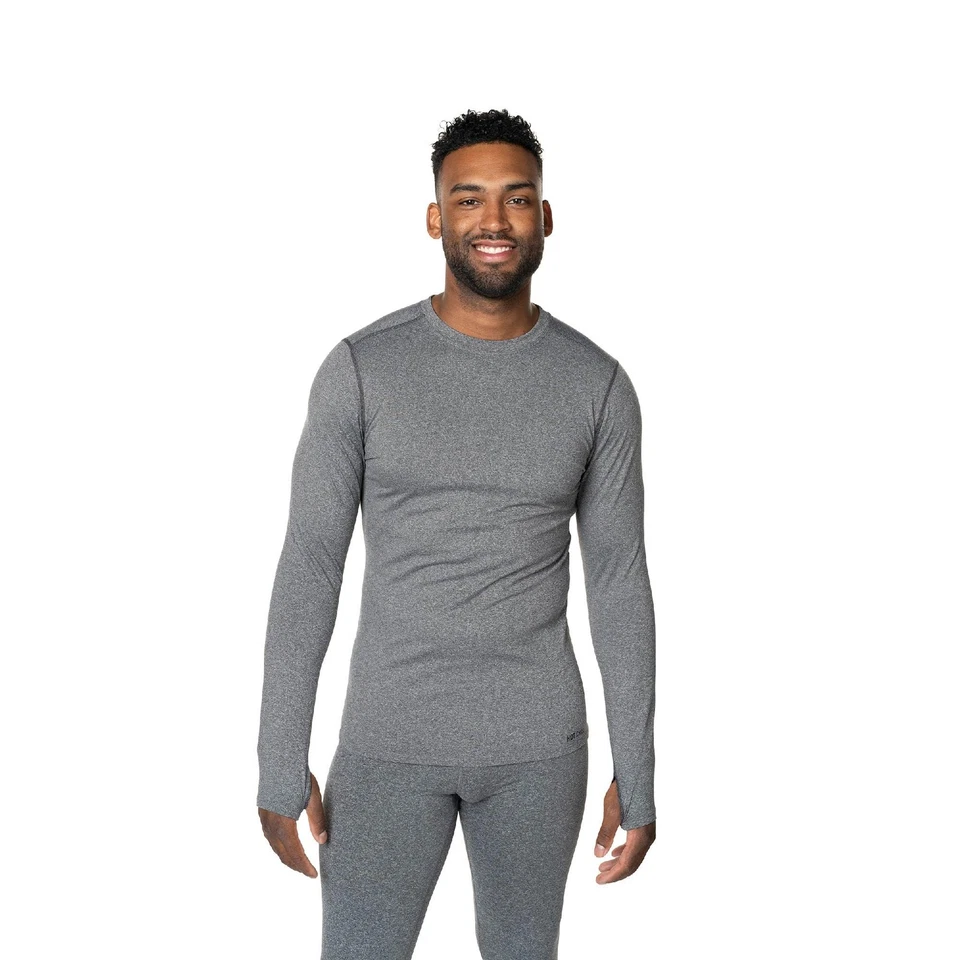 Men's Micro-Elite Chamois Crewneck (Granite, Large) - Image 2 of 4