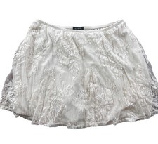 Wild Fable Lace Mini Skirt Womens Medium Ivory Coquette FairyCore Romantic Boho