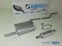 Imasaf Auspuffset Ab Kat für Toyota Corolla 1.6 16V 1997-2000|Automatik, Msd+Esd