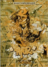 2017 Topps Fire Monikers Gold Minted #M26 Noah Syndergaard - BB