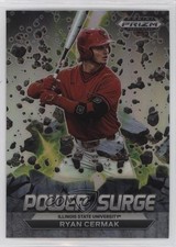 2022 Panini Prizm Draft Picks Power Surge Silver Prizm Ryan Cermak #PS-RY 03j5