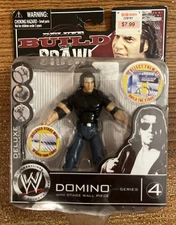 WWE DOMINO JAKKS BUILD 'N' BRAWL SERIES 4 WRESTLING ACTION FIGURE DELUXE