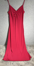 MNG Evening Dress Women Pink Small Sleeveless Made in Vietnam Long
