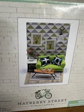 Mayberry Street Miniatures DIY  dollhouse Leisure Time Room 38 pc 1:24 scale