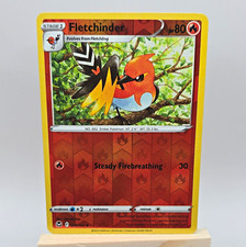 Fletchinder Sword & Shield Silver Tempest 028/195 Reverse Holo Uncommon Eng 2022