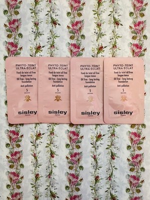 4 X Sisley Phyto-Teint Ultra Eclat Foundation Sample 5 Golden .05 fl oz / 1.5ml