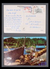 MayfairStamps Chile 1975 Santiago to Germany Montt Port Post Card aaw_66929